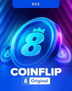 Coinflip game tile from the BK8.io Originals lobby