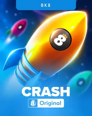 Crash game tile from the BK8.io Originals lobby