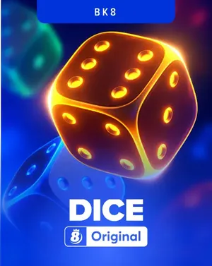 Dice game tile from the BK8.io Originals lobby