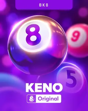 Keno game tile from the BK8.io Originals lobby