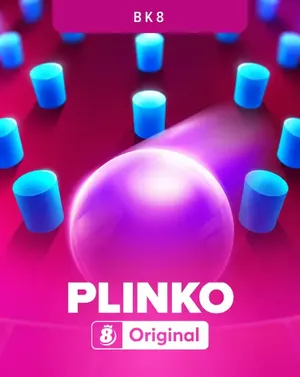 Plinko game tile from the BK8.io Originals lobby