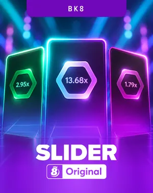 Slider game tile from the BK8.io Originals lobby