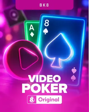 Video Poker game tile from the BK8.io Originals lobby